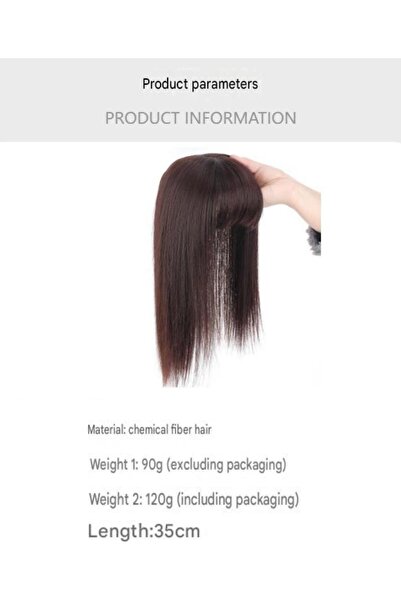 Estelle Hair Topper for Women Thinning Hair 35cm long,10x13cm Large Coverage Base,Heat-Resistant Matte Fiber,Natural Look Hairpieces for Sparse Crown & Full Volume,Breathable & Lightweight for Daily Wear