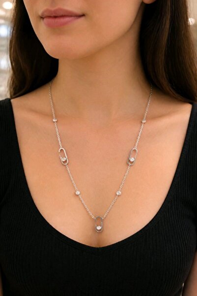 Monalisa Home Figured Anti-Tarnish Steel Adjustable Chain Luxury Necklace