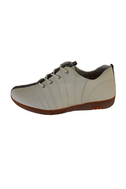 OEM Pantof casual, nuanta de bej, inchidere cu sireturi rezistente