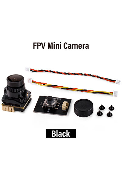 Choice1 كاميرا FPV سوداء بدقة 1800TVL و5 ميجابكسل وعدسة 2.1 ملم 1/3 بوصة مع م...