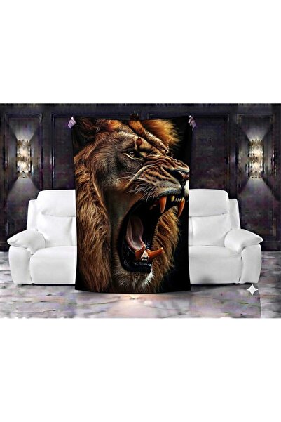 Elmas Dizayn تصميم خاص من ماركة مميزة، بطانية سرير تلفزيونية مقاس 150x220 سم،...