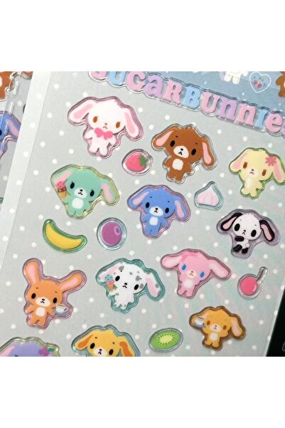 Choice5 ملصقات فقاعية ثلاثية الأبعاد جديدة من Usahana Sugarbunnies، ملصقات تز...
