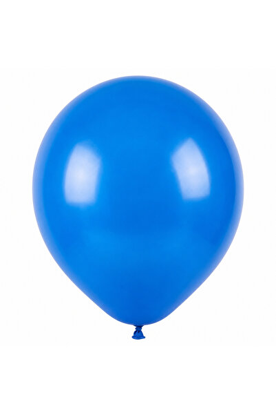 genaja Set 100 Baloane Latex Albastre 26 cm (10 inch), Standard, Umflare cu A...