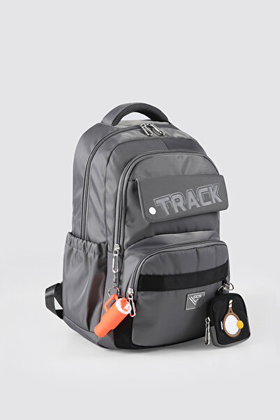 By Hakan Ç-52003 School Bag Backpack Gray