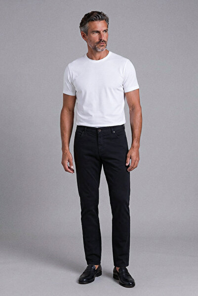 Bisse Black Zippered Quince Feather Sports Pants
