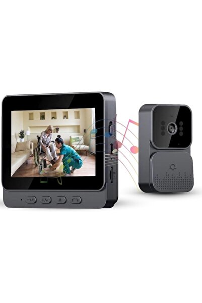 Velaris Sonerie video wireless, monitor IPS de 4,3 inch, interfon bidirecțion...