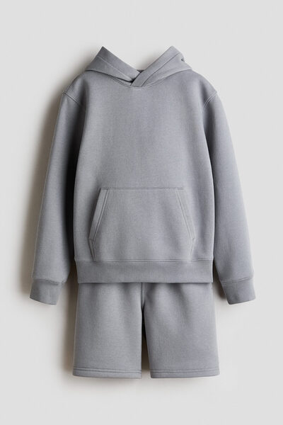 H&M 2 Parçalı İçi Tüylü Sweatshirt Set