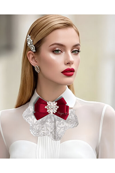 pegu baby collection Lux Guipure Lace Special Design Brooch, Collar Brooch, C...