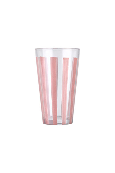 Estia Home Art ESTIA LIGNE Γυάλινο Ποτήρι Νερού 495ml ΡΟΖ