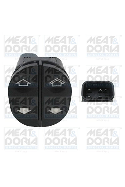 MEATDORIA Panou Comanda Geam Fata Stanga 26044 Ford Fiesta 5/Fusion/Transit C...