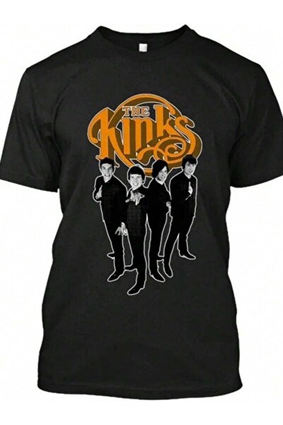 9TAY جديد! تي شيرت كلاسيكي بتصميم فني ريترو للموسيقى الإنجليزية من The Kinks ...