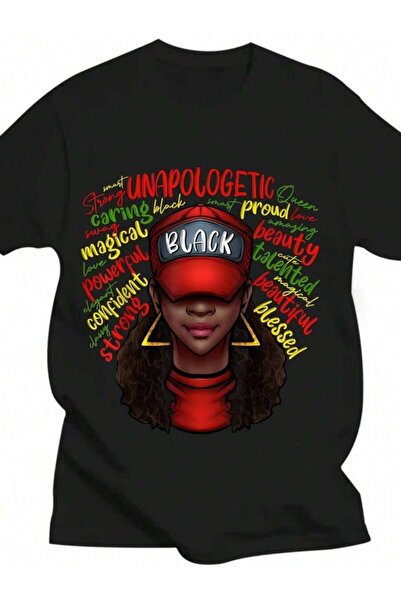 25W African Queen Card Pride Juneteenth T-Shirt (2)