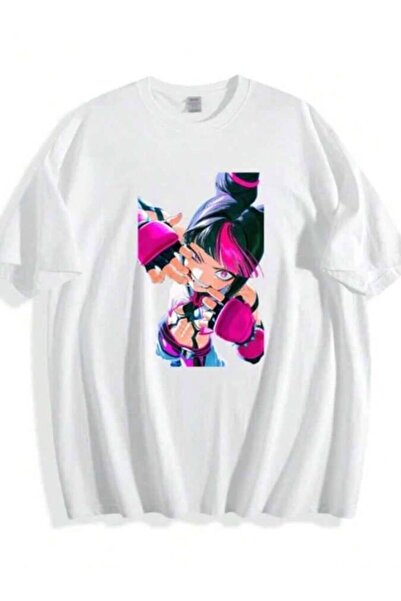 26LIK Anime Fighter Action Graphic T-Shirt - Bold Dynamic Design Unisex Tee