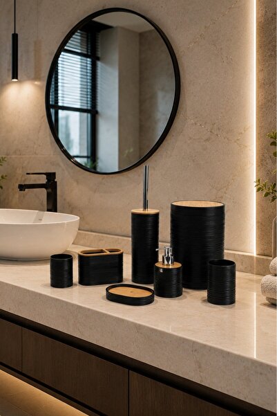 Vichy BANYO SETİ VICHY-7230 6 PRÇ BLACK x12