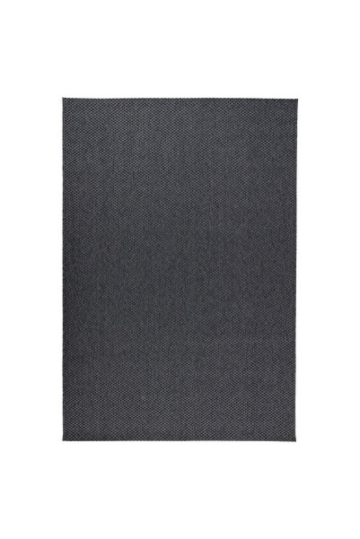 IKEA büyük halı, koyu gri, 200x300 cm, dikdörtgen, düz dokuma, iç/dış mekan