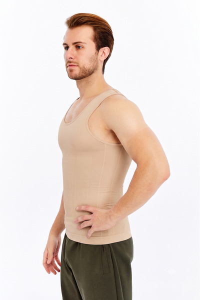 fitform giyim Fitform Erkek Jinekomasti Korsesi - Göbek ve Karın Toparlayıcı Dik Duruş Destekli Atlet Korse