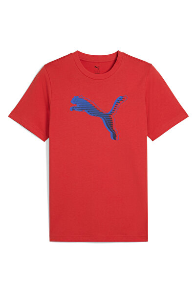 Puma Αθλητικό T-Shirt - Κόκκινο - Κανονική εφαρμογή
