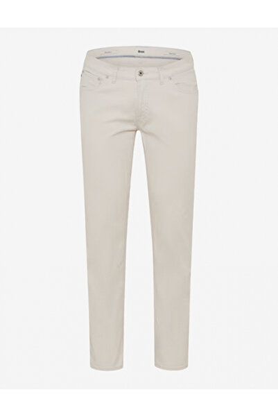 Brax Pantaloni bărbați din bumbac cu 5 buzunare CHUCK Marathon Modern Fit bej