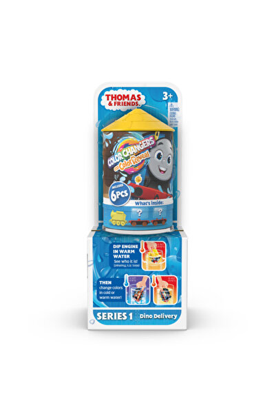 mattel Locomotiva Thomas, Mattel, 6piese, 3+ ani, Multiclor