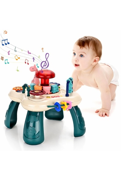 Velaris Mini Masă de Joc Interactivă, Animale, 20x10x18cm, pentru 18 luni+