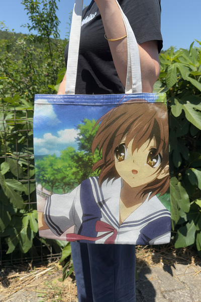 ZipZap Clannad: after Story V3 Summer Winter Double Sided Canvas Print Tote B...