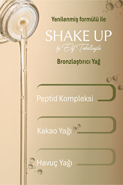 Naturawell Shake Up By Elif Tokatlıoğlu - Nemlendiricili Vücut Yağı - 100 ml