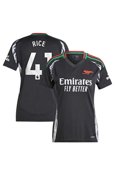 MONTENERO Arsenal 2024-25 Yeni Sezon Declan Rice Deplasman Forması (BLACK)