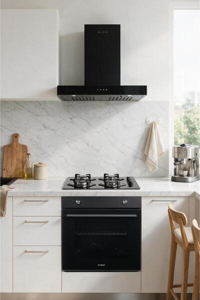 Alveus Black Edition 605 3'lü Ankastre Set(LARA-KLS670-MFA605)