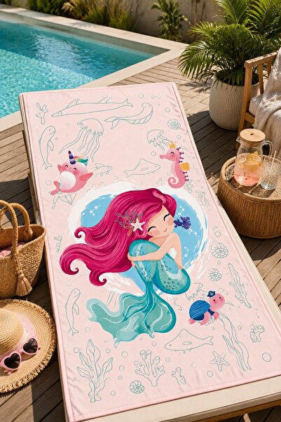 Evdek Children's Beach & Bath Towel 6Etd4