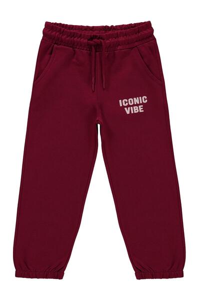 Civil Girls Basic 2-5 Years Old Sweatpants - Burgundy