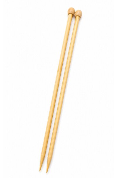 hobi dünyası evim Sultan Bambu Örgü Şişi 35 CM No: 9.00 mm