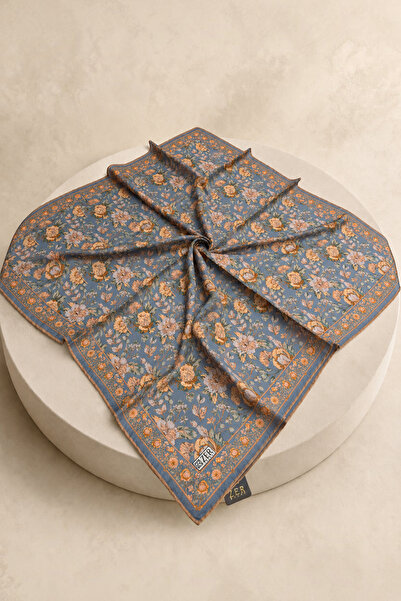 İlkbenaldim Zer Floral Patterned Hijab Scarf – Stylish Women's Scarf Models