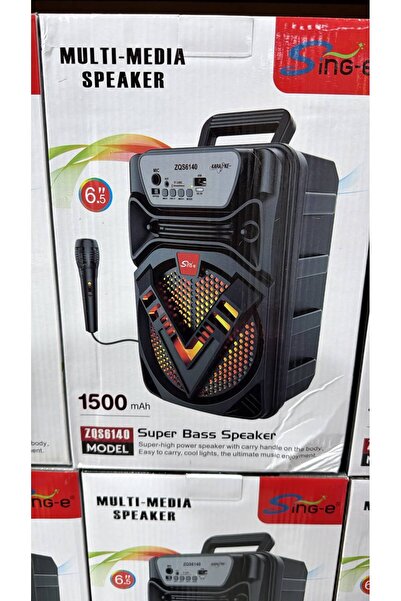 SING Sing-E Brand Zqs6140 Portable Speaker with Colorful Lights