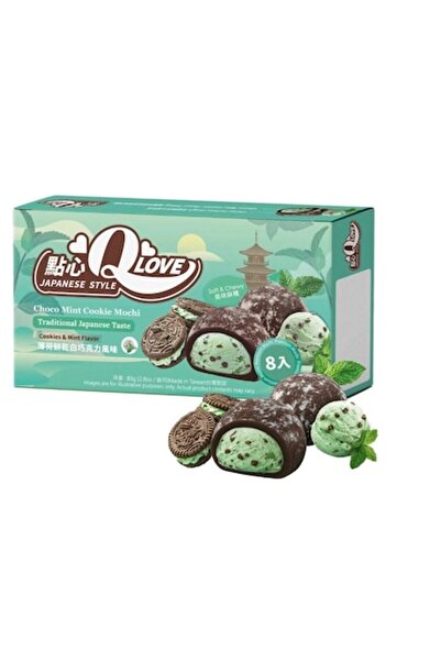 QBrand Qlove Мочи с вкус на бисквитка и мента, 80г