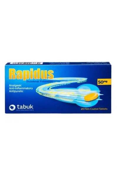 TABUK Rapidus 50mg Tabs 20's (Diclofenac)