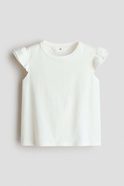 H&M Flutter-sleeved top