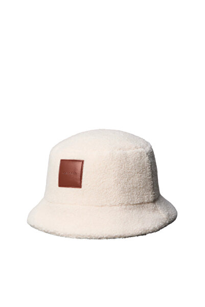 Calvin Klein Γυναικείο Sherpa Bucket Καπέλο Εκρού LV04F5097G-QYJ