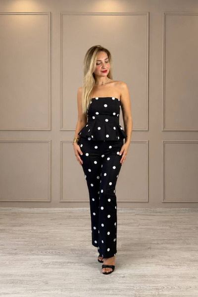 BeeYouStudio Polka Dot Pattern Jumpsuit