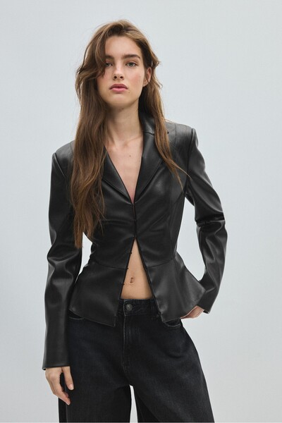 Stradivarius Peplum kesim blazer ceket