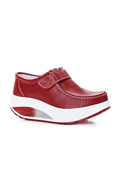 OEM Pantof dama sport Dianne cu talpa ortopedica ,nuanta de rosu