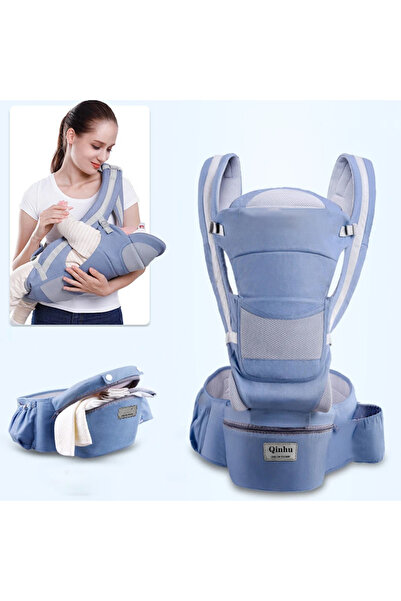 Choice4 Blue Newborn Ergonomic Baby Carrier Backpack Infant Baby Hipseat Carr...