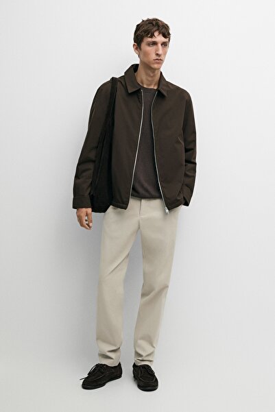 Massimo Dutti Pamuklu slim fit pantolon
