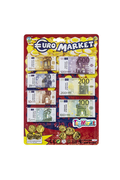 OEM Νομίσματα Ευρό Καρτέλα 31x21cm ToyMarkt 911134