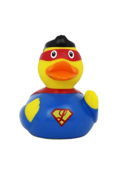 Lilalu Superhero Duck 8.5 cm (Ratusca fantezie de cauciuc)