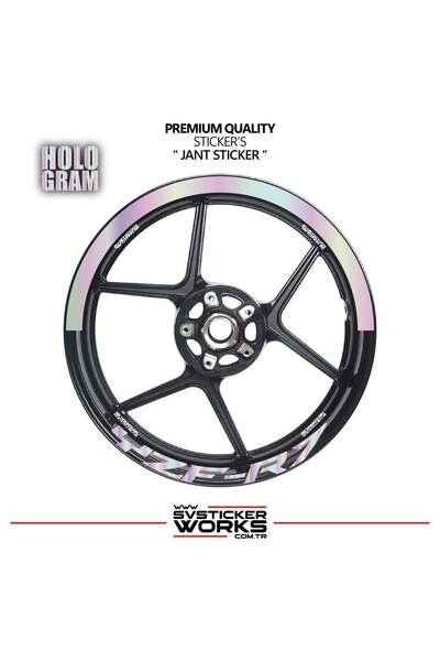 ARONA Yamaha Yzf-R7 Wheel Rim Strip – Half Rim Cover & Yzf-R7 Lettering Stick...