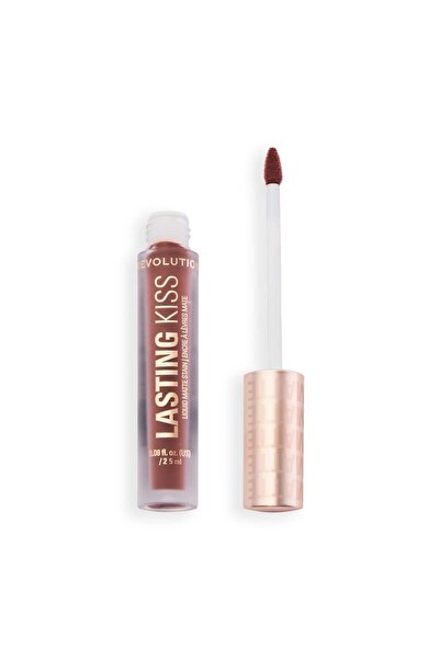 Revolution Lasting Kiss Liquid Lipstick Spiced Brown