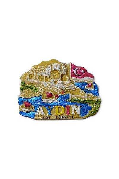Genel Markalar Aydın magneti hediyelik polyester kabartma magnet