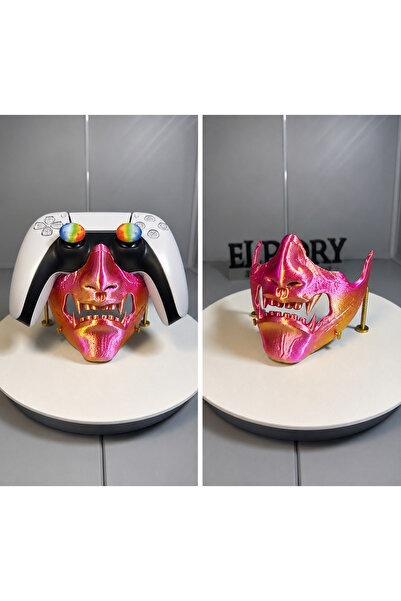 Genel Markalar Dekoratif Oni Maske Oyun Kolu Tutucu ve Gamepad Standı