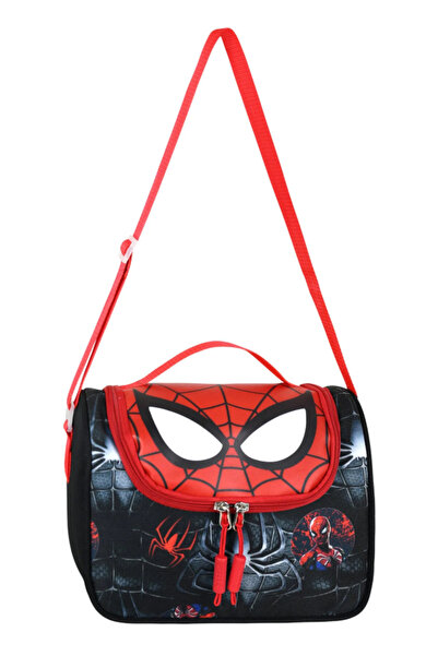 Zufigo Leather Printed Spider Speedy Patterned Men's Thermal Lunch Bag