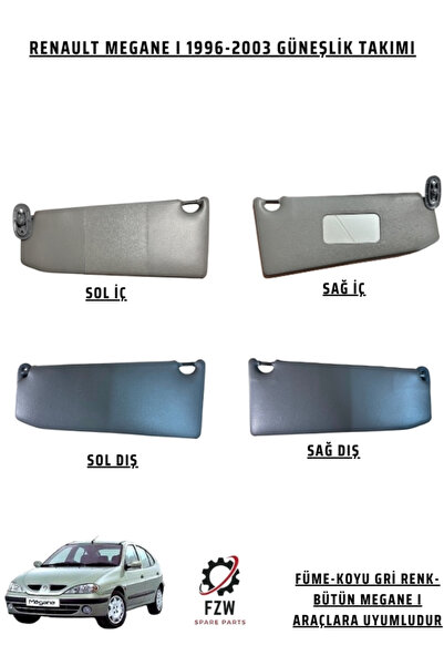 FZW RENAULT MEGANE I 1996-2003 GÜNEŞLİK (GÜNEŞ SİPERLİĞİ) TAKIMI